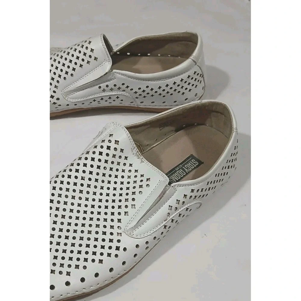 Stacy Adams Perforated Slip On Loafers